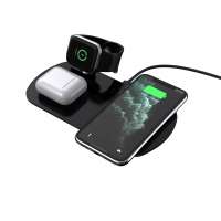 2020 New Arrivals wireless charging pad phone dual wireless charger for Phone Watch Earphone