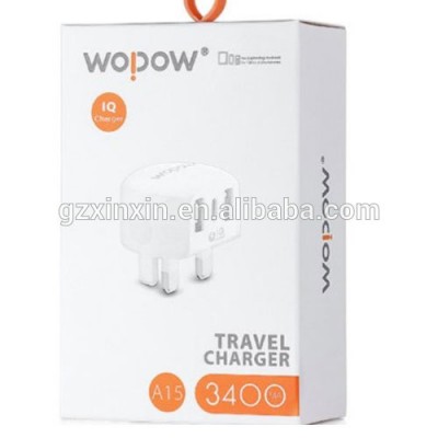 Wopow A15 original usb charger for samsung, travel uk charger for samsung, uk charger for samsung